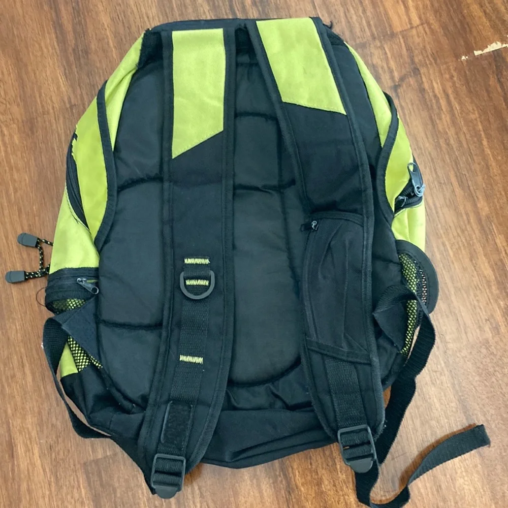 Target Technical Backpack 7+ Compartments Blue Green Pack Carryall Laptop Mesh